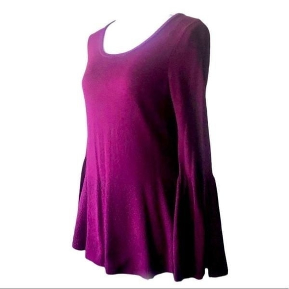 Nanette by NANETTE LEPORE 100% Extra Fine Merino Wool Sweater Top - Picture 5 of 6